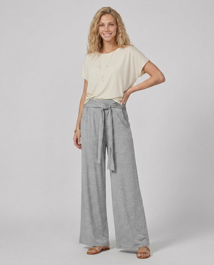 Polly | Tie-Waist Wide-Leg Trousers