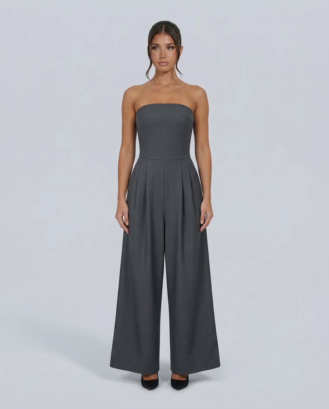 Arlette | Strapless Wide-Leg Jumpsuit