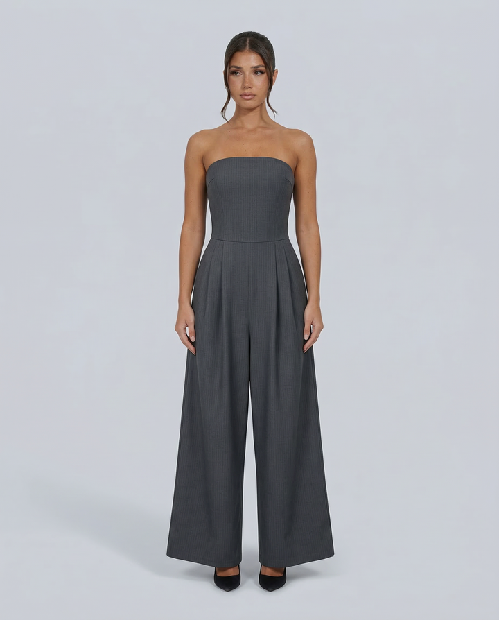 Arlette | Strapless Wide-Leg Jumpsuit