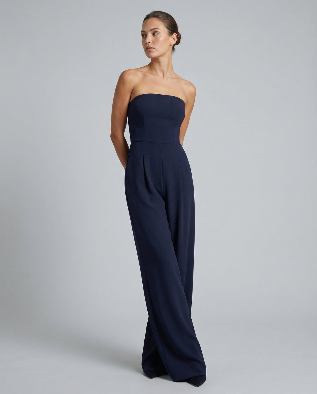Arlette | Strapless Wide-Leg Jumpsuit