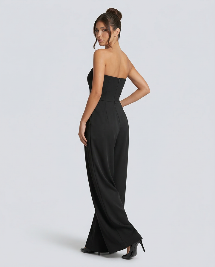 Arlette | Strapless Wide-Leg Jumpsuit