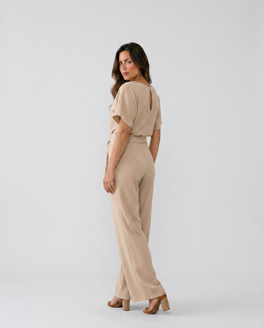 Araceli | Wide-Leg Jumpsuit with Boat Neck