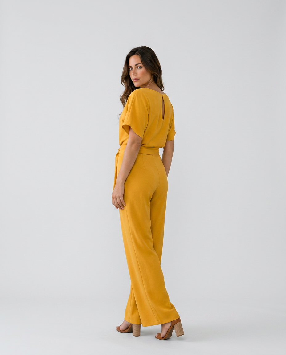 Araceli | Wide-Leg Jumpsuit with Boat Neck