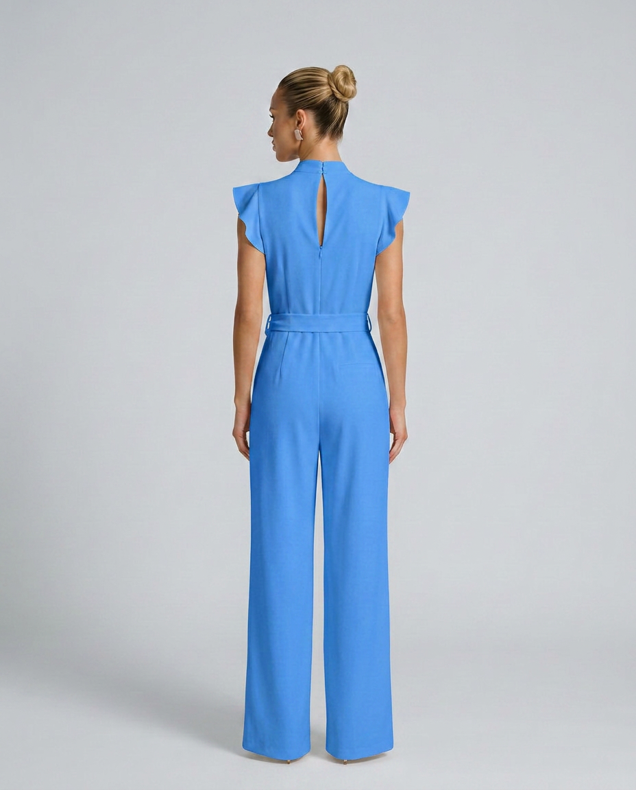 Leila | Wide-Leg Jumpsuit with Tie Waist