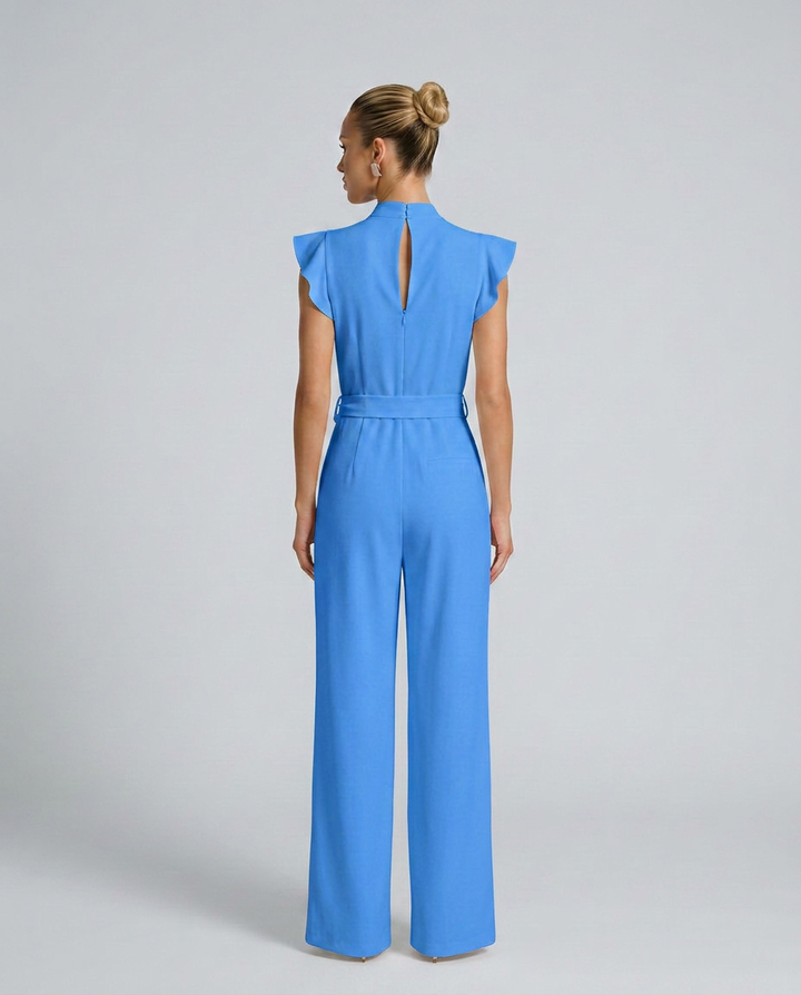 Leila | Wide-Leg Jumpsuit with Tie Waist