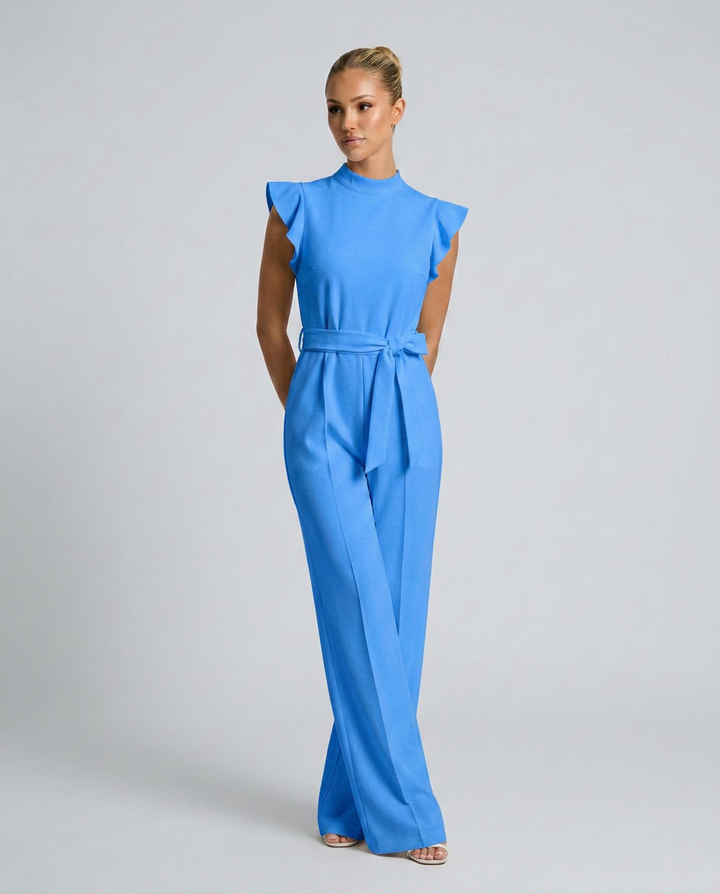 Leila | Wide-Leg Jumpsuit with Tie Waist