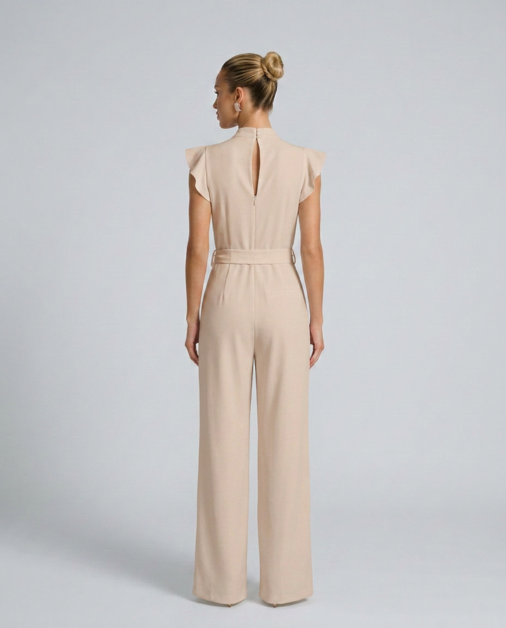 Leila | Wide-Leg Jumpsuit with Tie Waist