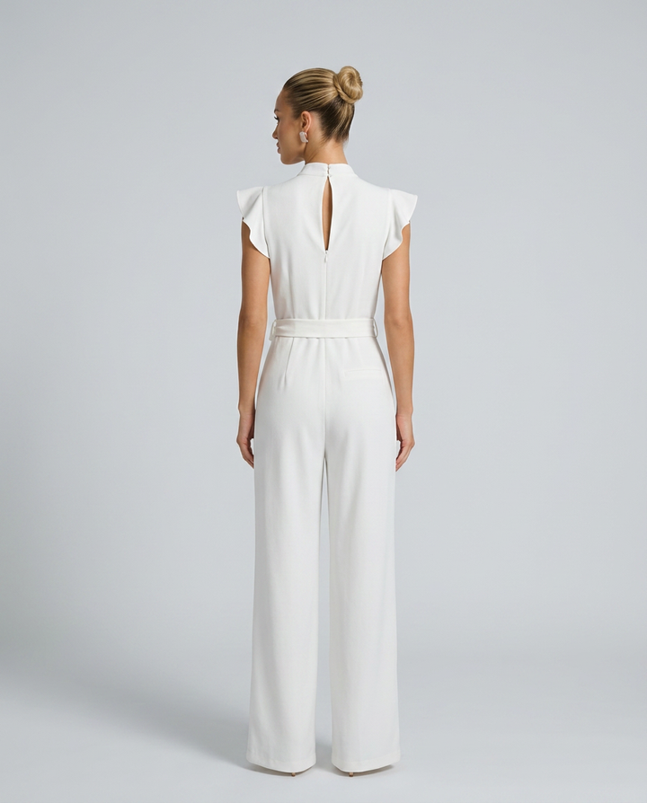 Leila | Wide-Leg Jumpsuit with Tie Waist