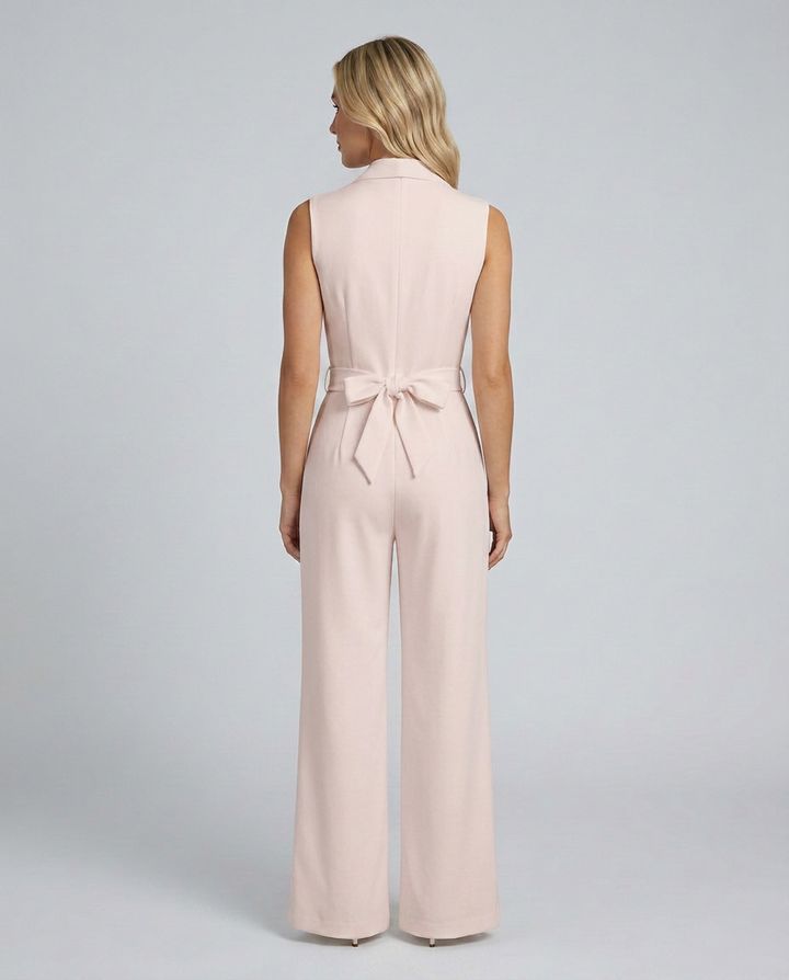 Elma | Wide-Leg Jumpsuit with Wrap Waist