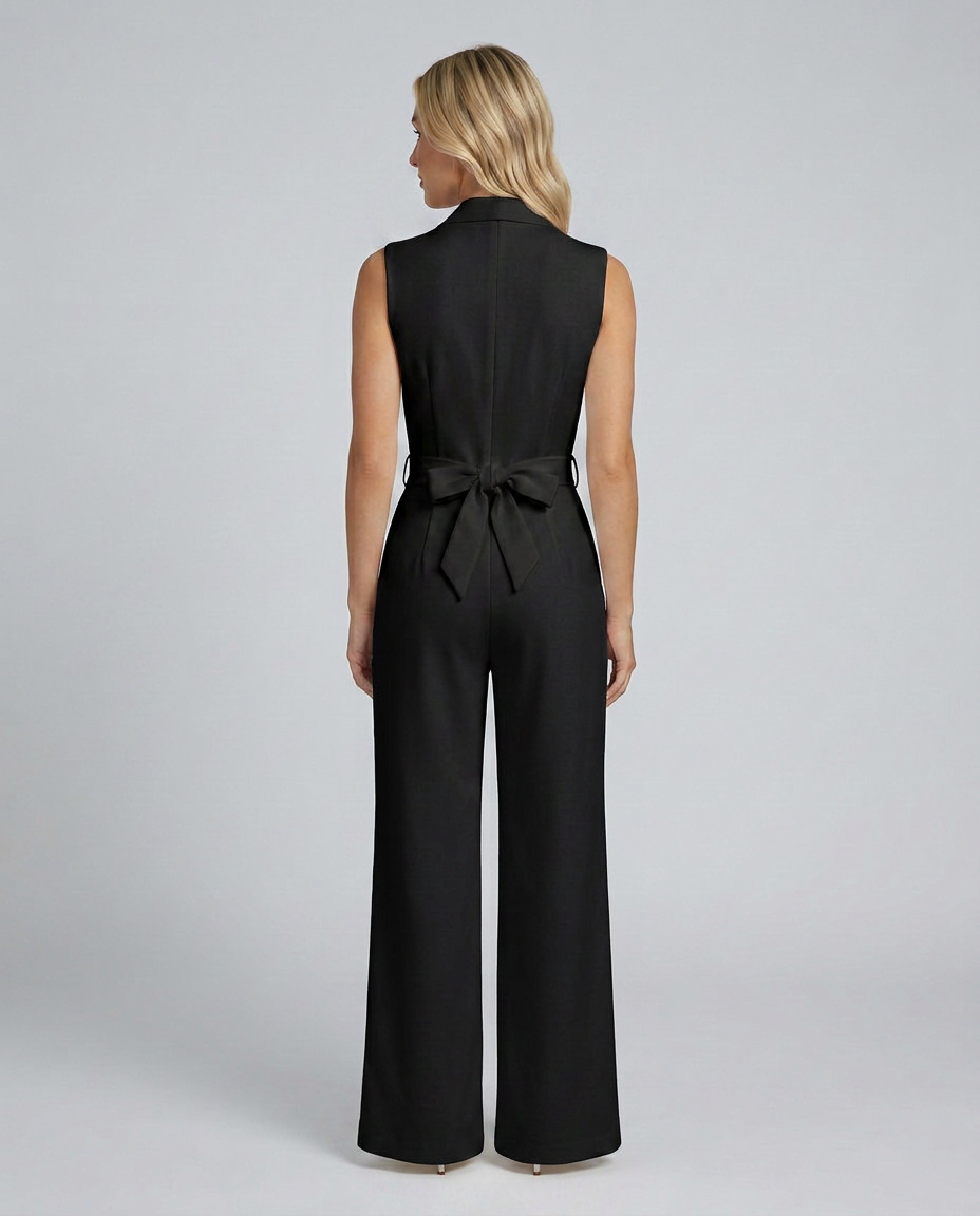 Elma | Wide-Leg Jumpsuit with Wrap Waist