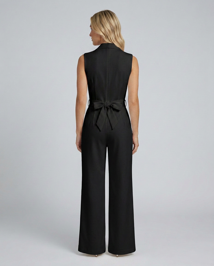 Elma | Wide-Leg Jumpsuit with Wrap Waist