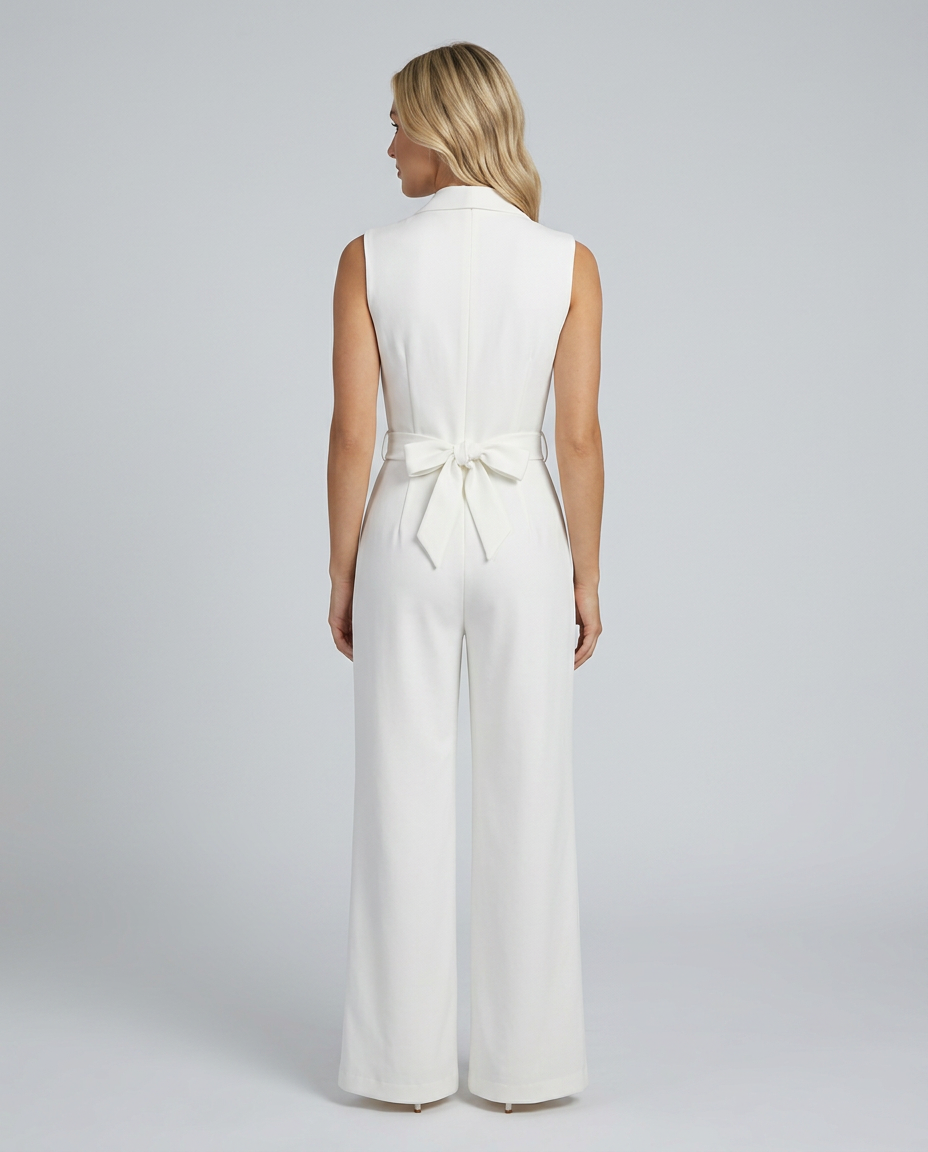 Elma | Wide-Leg Jumpsuit with Wrap Waist