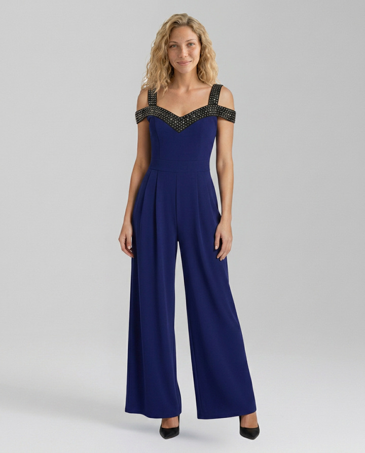 Leola | Off-Shoulder Jumpsuit with Wide Legs
