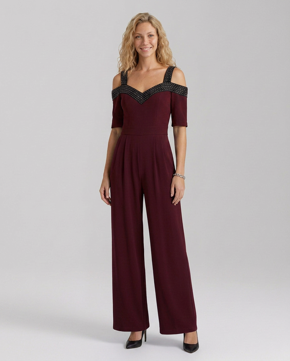 Leola | Off-Shoulder Jumpsuit with Wide Legs
