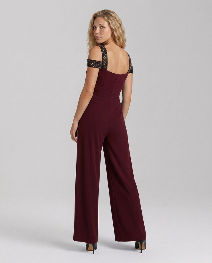 Leola | Off-Shoulder Jumpsuit with Wide Legs