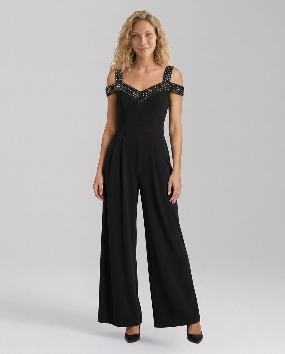 Leola | Off-Shoulder Jumpsuit with Wide Legs