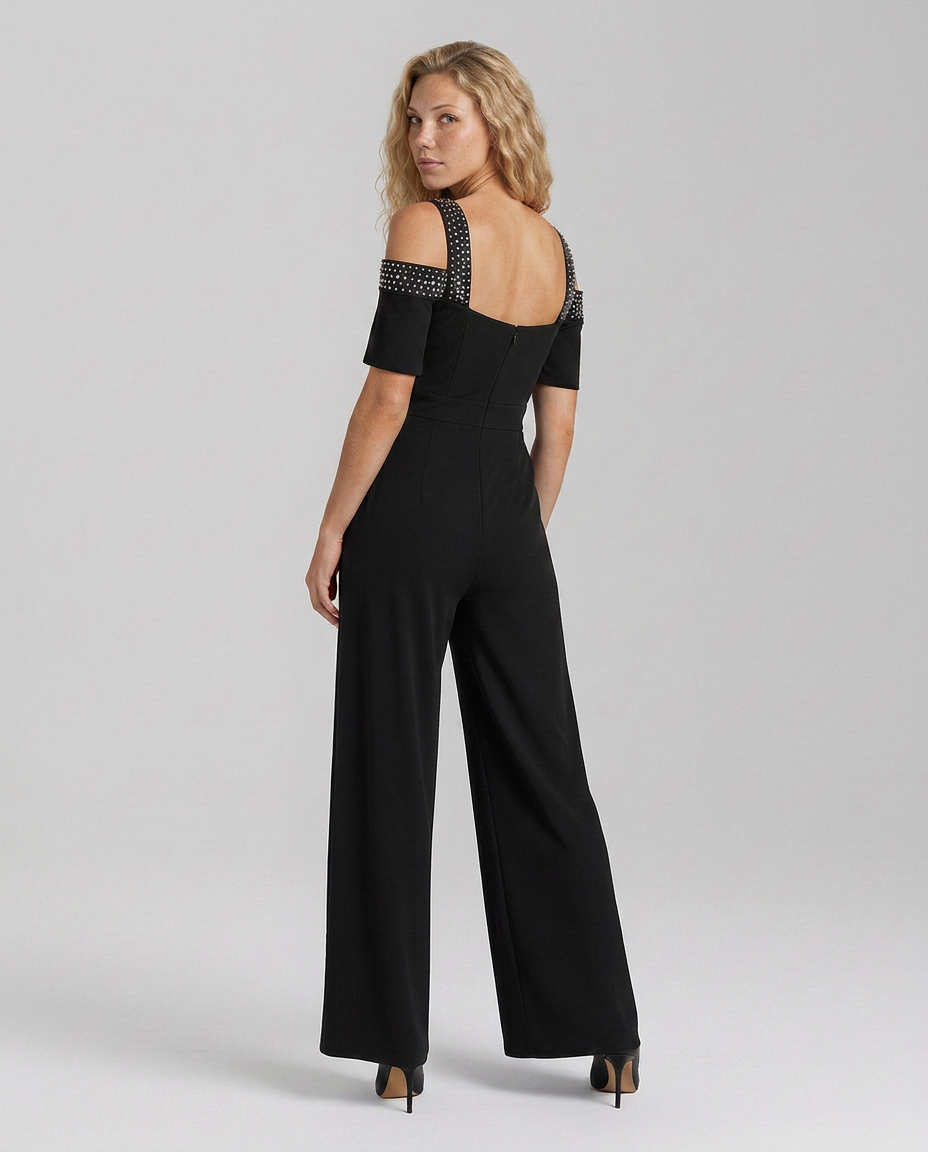 Leola | Off-Shoulder Jumpsuit with Wide Legs
