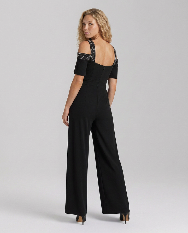 Leola | Off-Shoulder Jumpsuit with Wide Legs