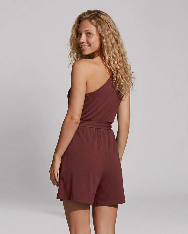 Anita | One-Shoulder Jumpsuit with Side Pockets