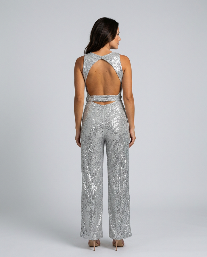 Sheila | Sequin Jumpsuit with Straight Legs