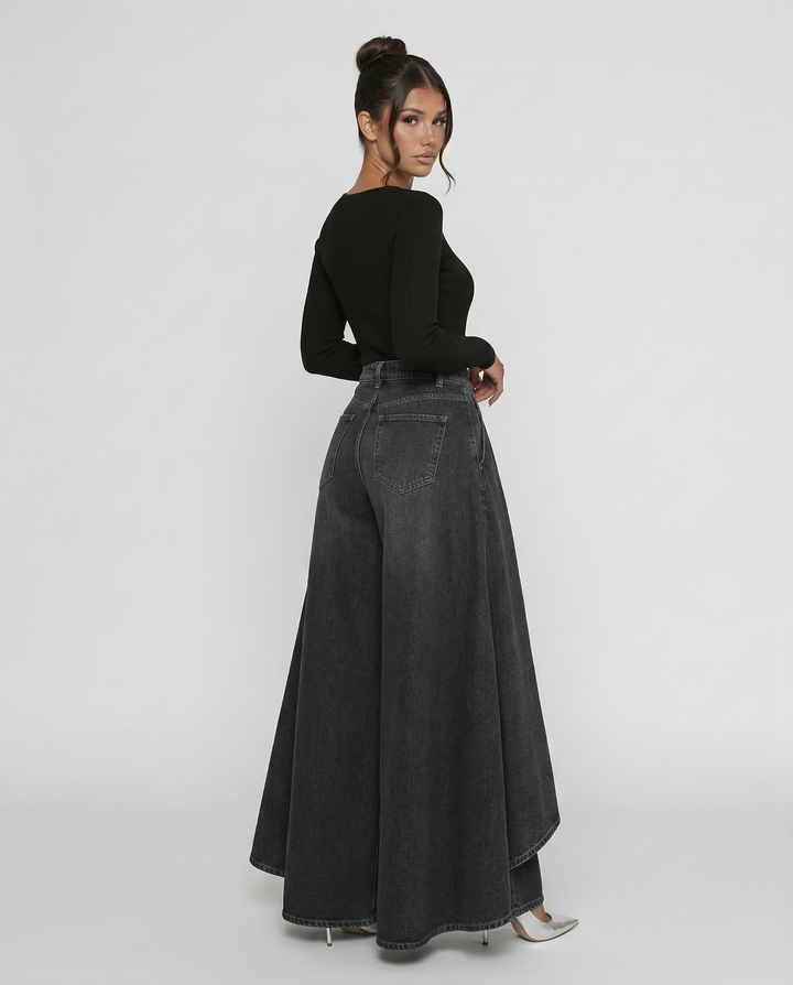 Calira | High-Waisted Wide-Leg Jeans