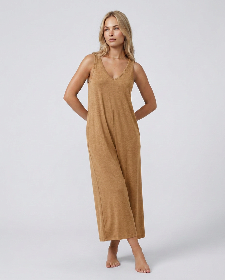 Nina | Baggy Jumpsuit with Wide Legs and Pockets