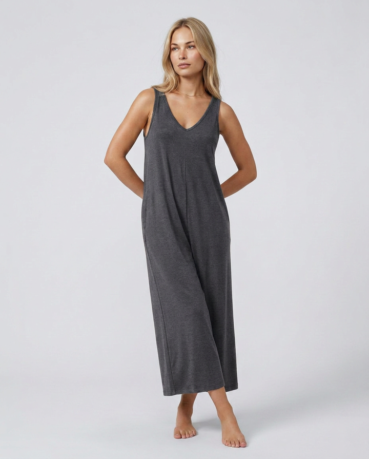 Nina | Baggy Jumpsuit with Wide Legs and Pockets