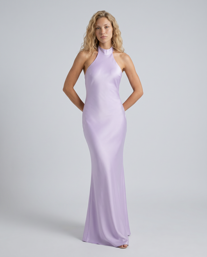 Patricia | Maxi Dress with Halter Neck