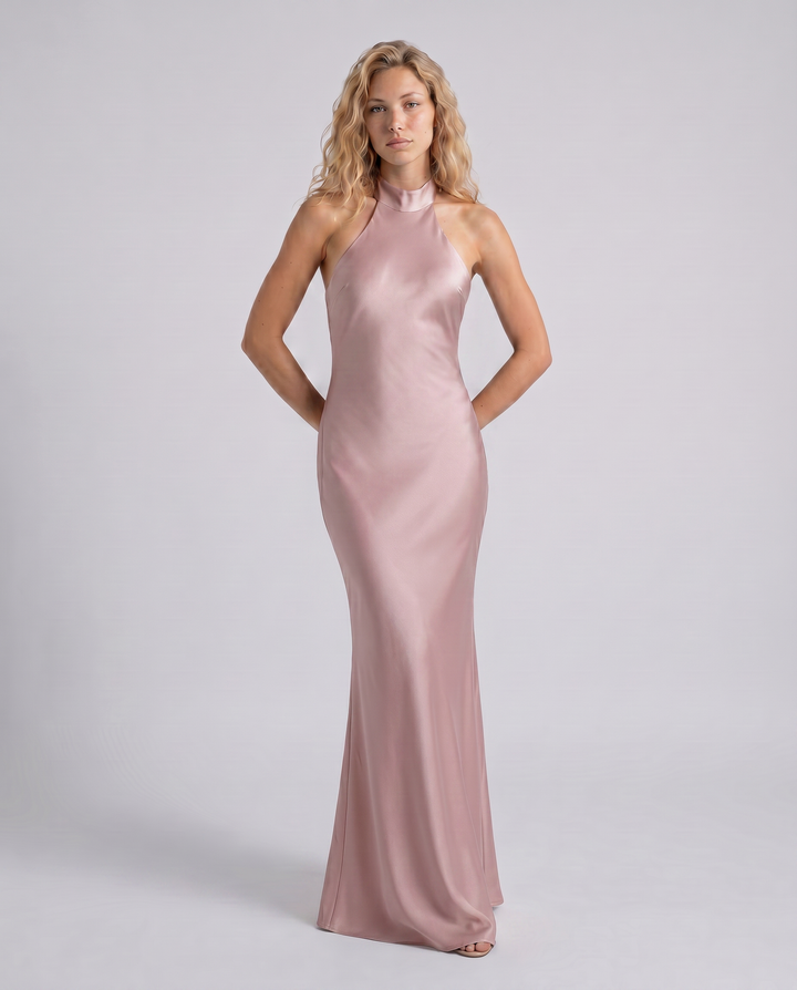 Patricia | Maxi Dress with Halter Neck