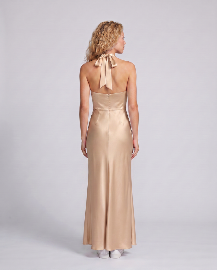 Patricia | Maxi Dress with Halter Neck