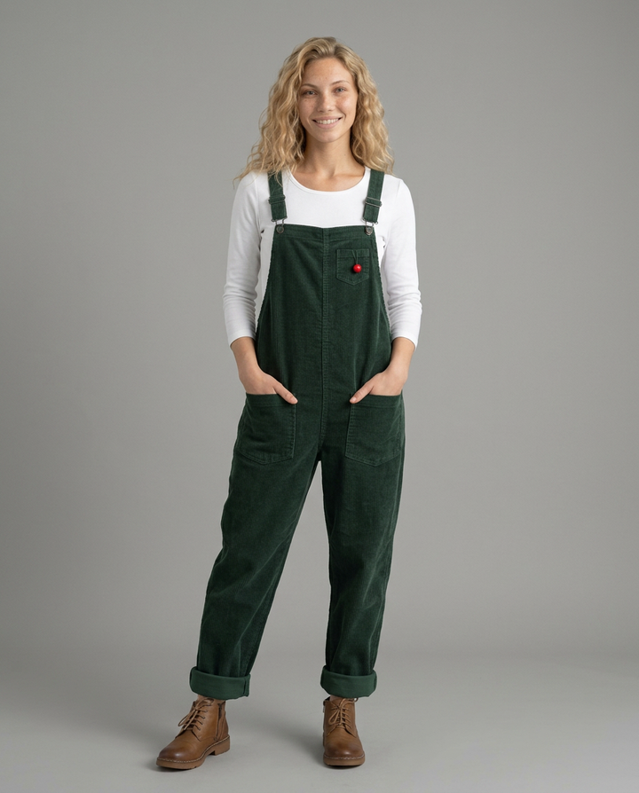 Ora | Corduroy Jumpsuit with Adjustable Straps