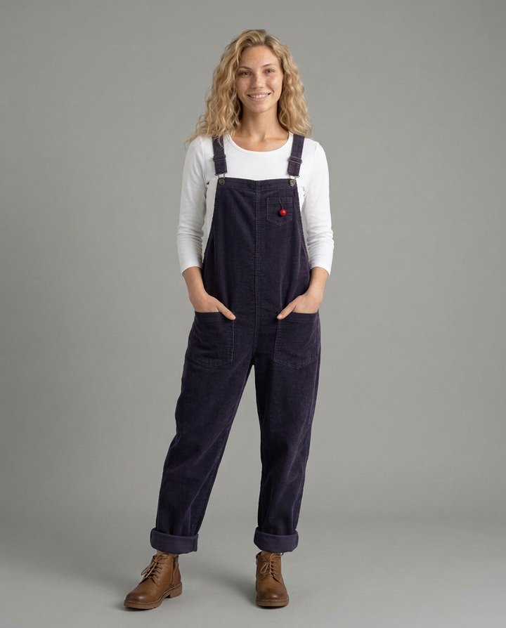 Ora | Corduroy Jumpsuit with Adjustable Straps