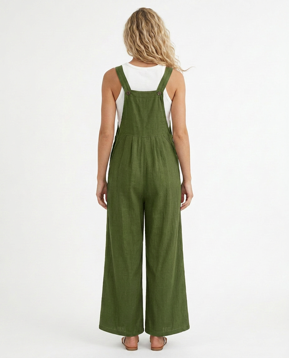 Rachel | Wide-Leg Jumpsuit with Adjustable Straps