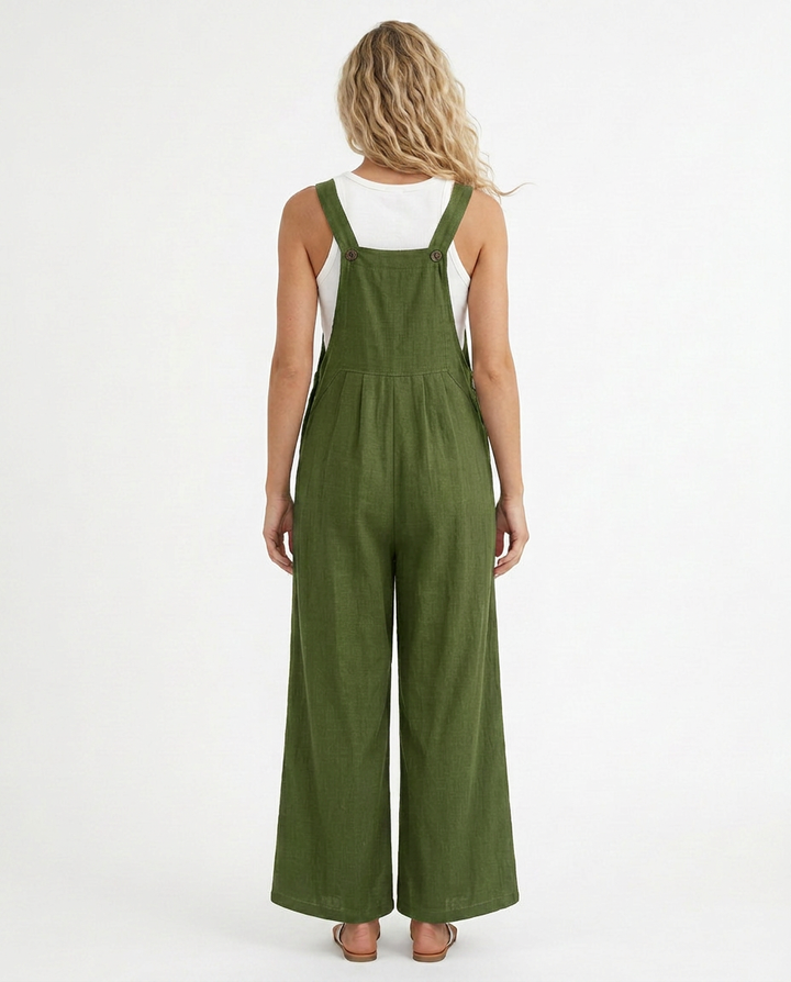 Rachel | Wide-Leg Jumpsuit with Adjustable Straps