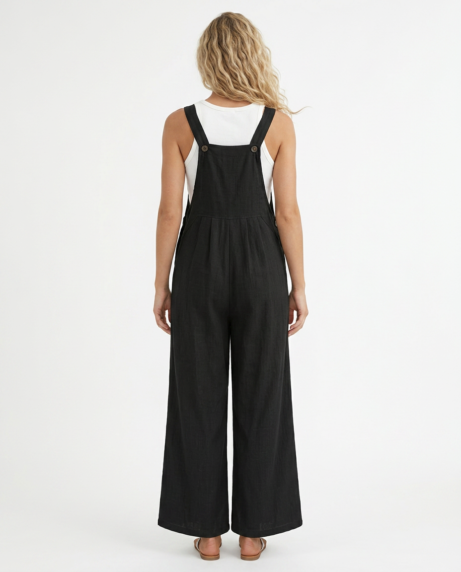 Rachel | Wide-Leg Jumpsuit with Adjustable Straps