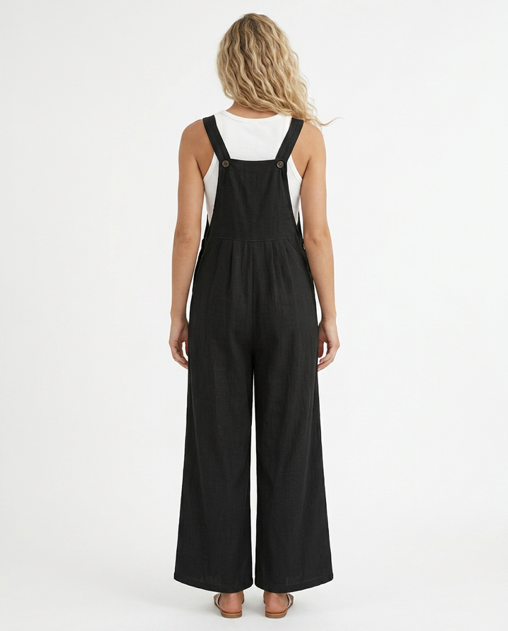 Rachel | Wide-Leg Jumpsuit with Adjustable Straps