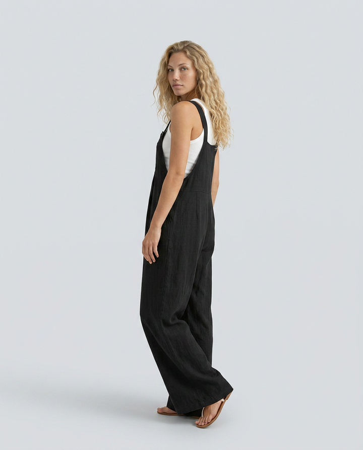 Rachel | Wide-Leg Jumpsuit with Adjustable Straps