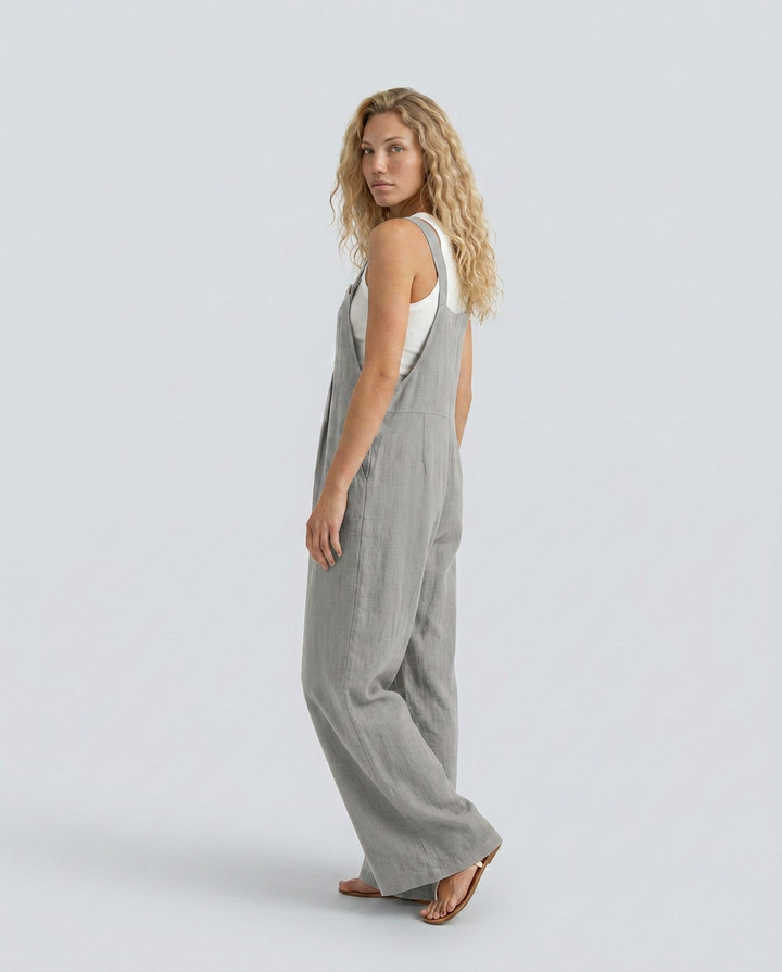 Rachel | Wide-Leg Jumpsuit with Adjustable Straps