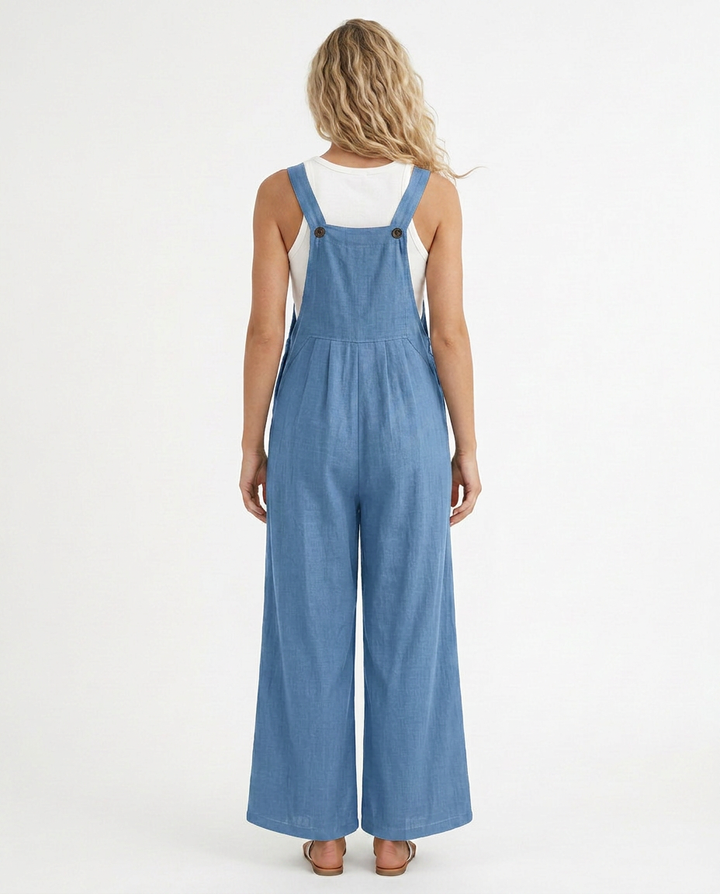 Rachel | Wide-Leg Jumpsuit with Adjustable Straps