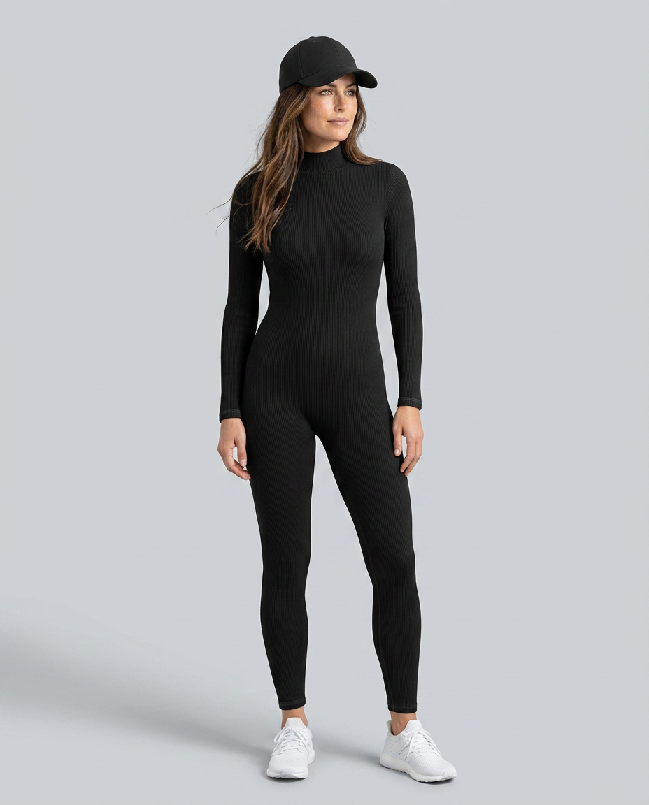 Betty | Fitted Jumpsuit with Long Sleeves