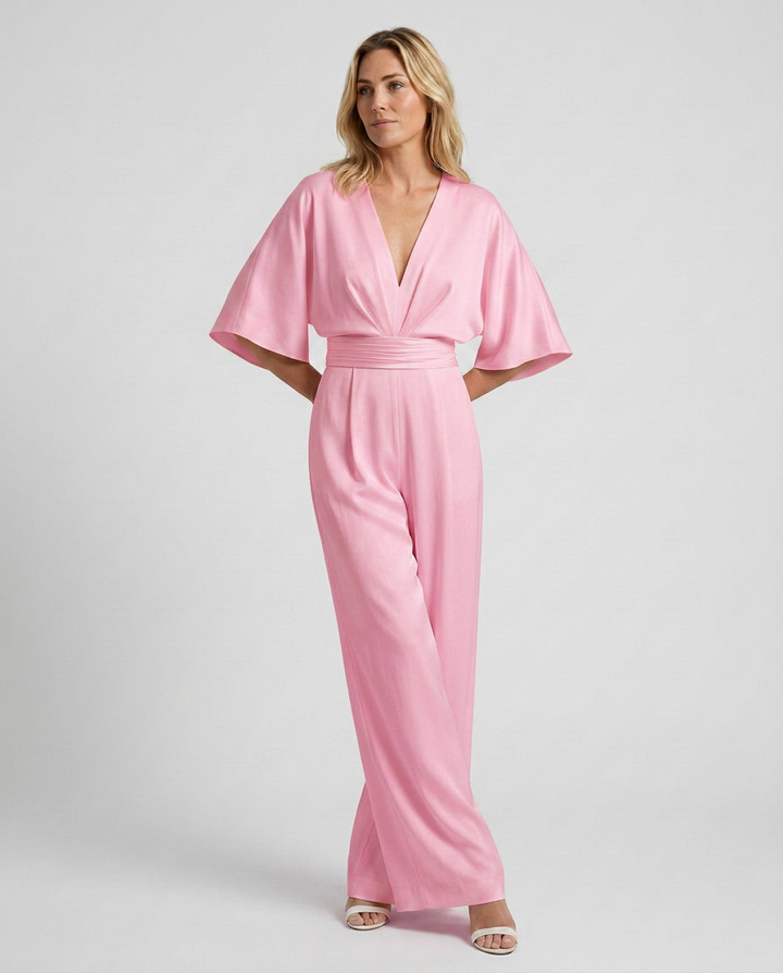 Tamara | Wide-Leg Jumpsuit with V-Neckline