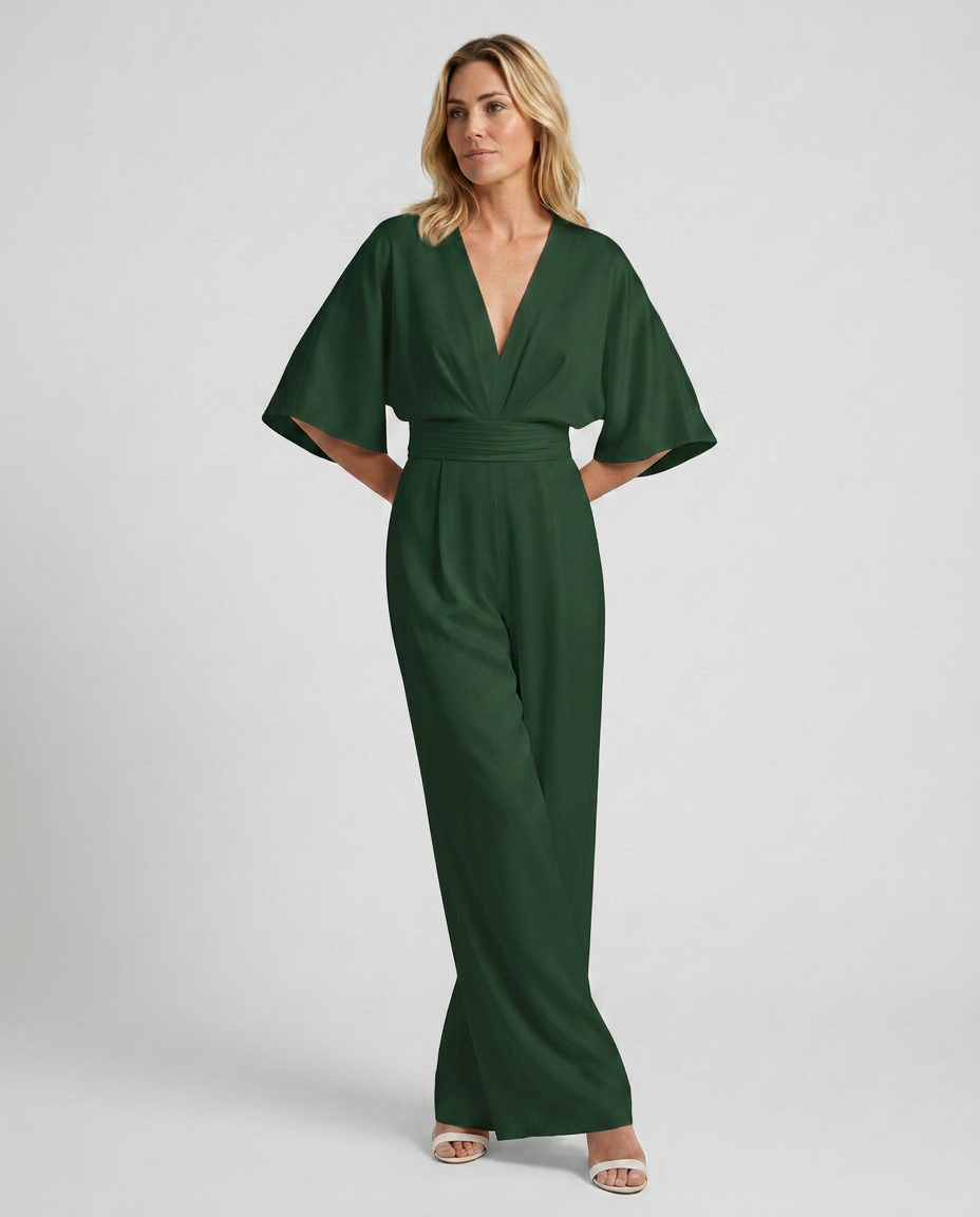 Tamara | Wide-Leg Jumpsuit with V-Neckline