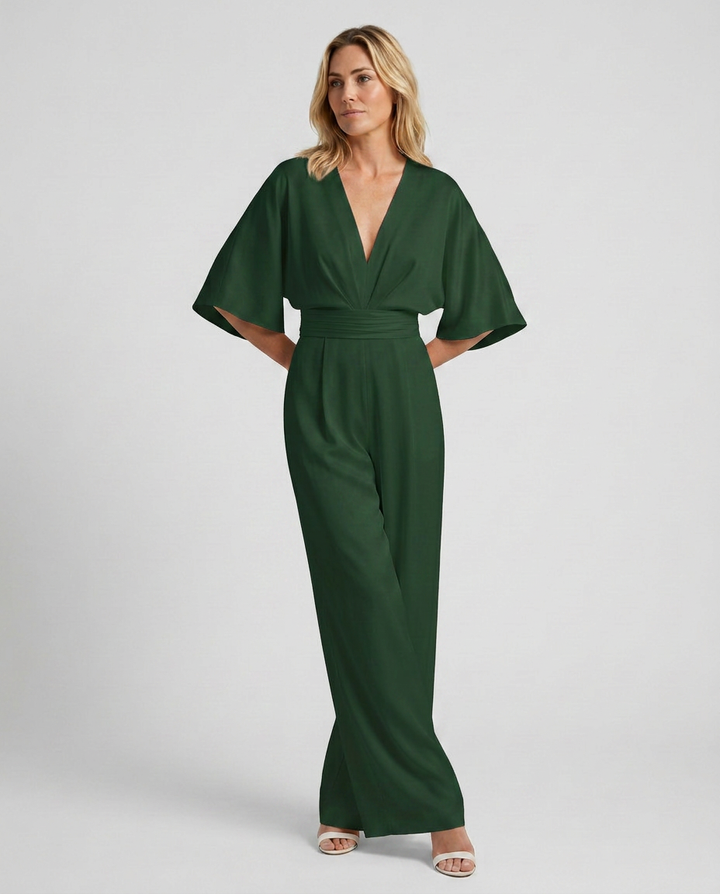 Tamara | Wide-Leg Jumpsuit with V-Neckline