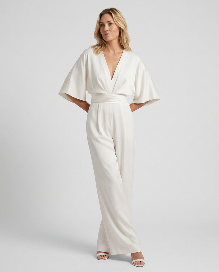 Tamara | Wide-Leg Jumpsuit with V-Neckline