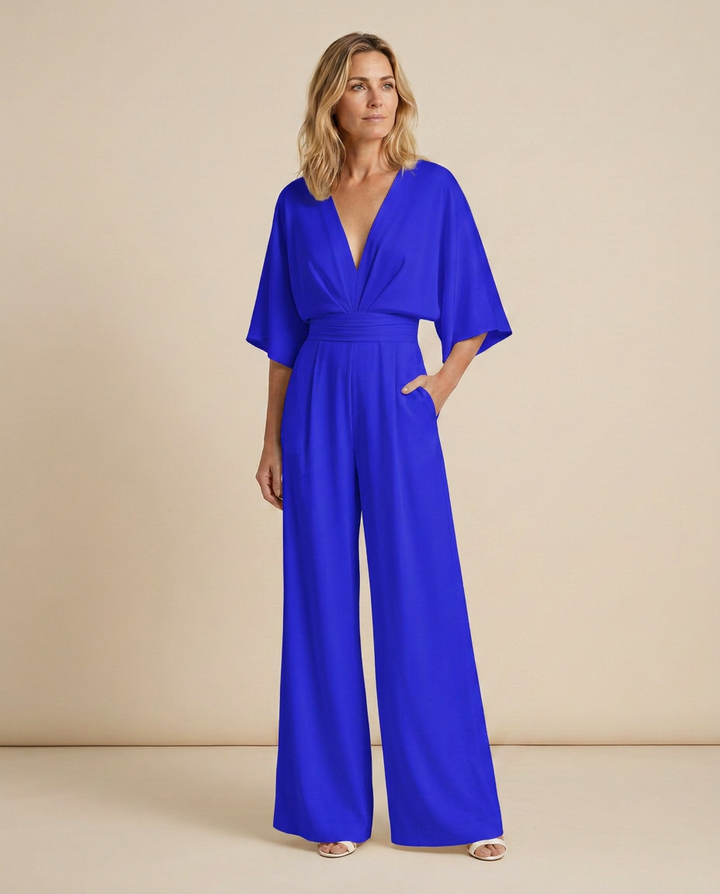 Tamara | Wide-Leg Jumpsuit with V-Neckline