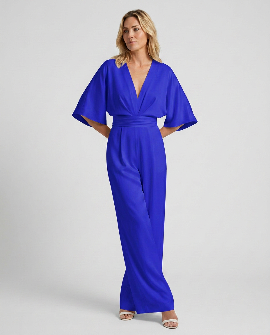 Tamara | Wide-Leg Jumpsuit with V-Neckline