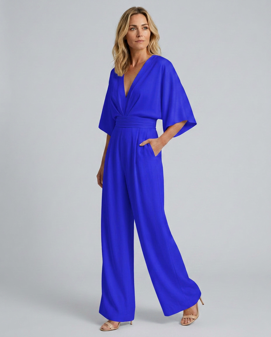 Tamara | Wide-Leg Jumpsuit with V-Neckline