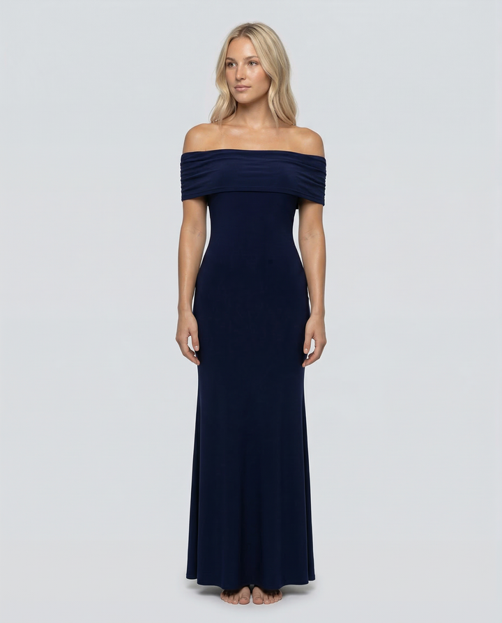Sophia | Maxi Dress with Off-Shoulder Neckline