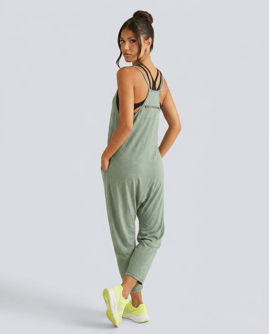 Mattie | Relaxed Jumpsuit with Utility Pockets