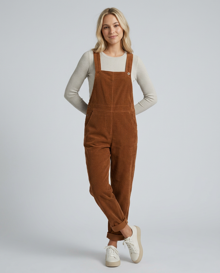 Naomi | Corduroy Jumpsuit with Adjustable Straps